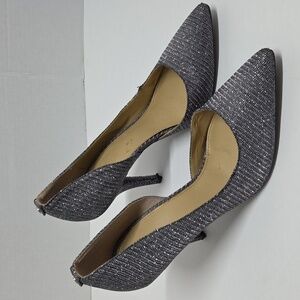 Michael Kors Nathalie Flex High Pump Glitter Chain Mesh Size 20M